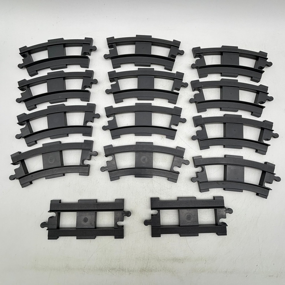 LEGO Duplo Thomas & Friends Gray Train Track Lot of 14 - 12 Curved 2 Straight
